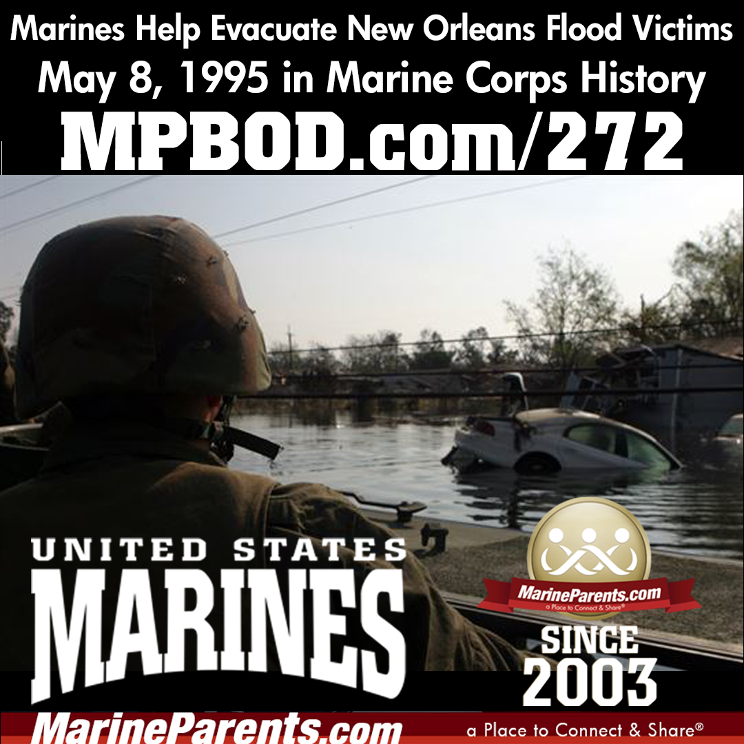 Marines Help Evacuate New Orleans Flood Victims