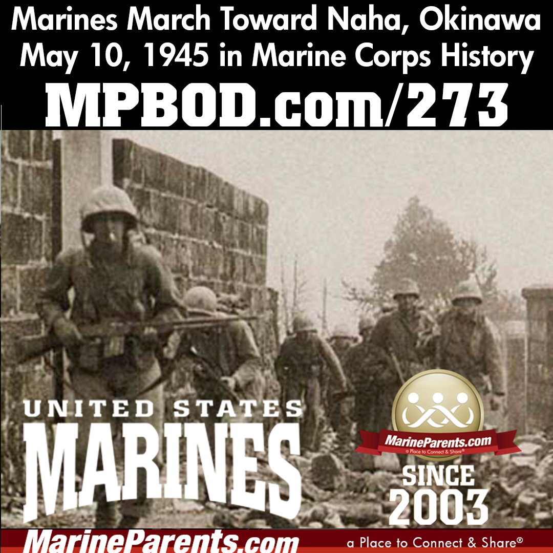 Marines March Toward Naha, Okinawa
