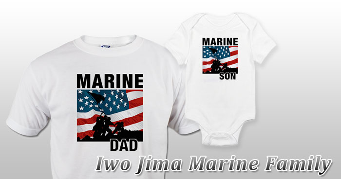 Iwo Jima Marine Family