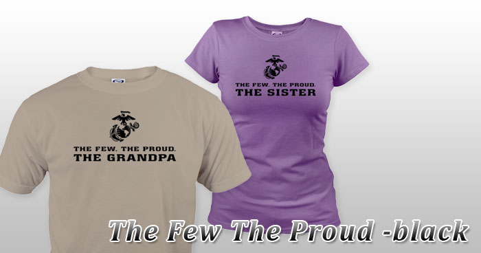 The Few The Proud -black
