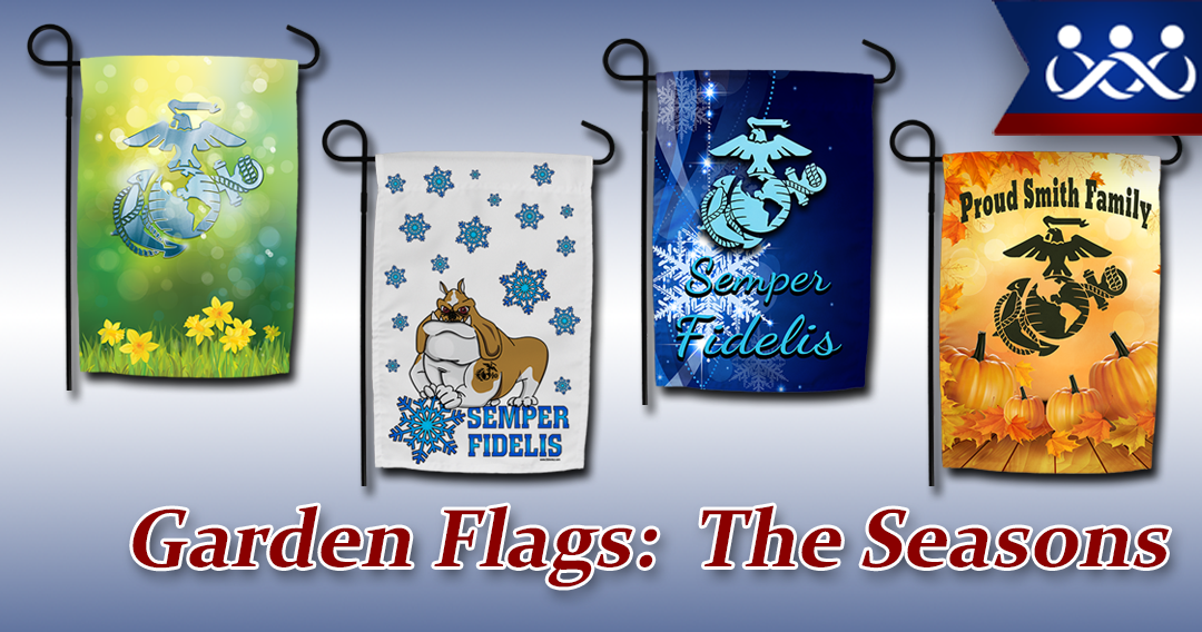Garden Flags: Winter, Spring, Fall
