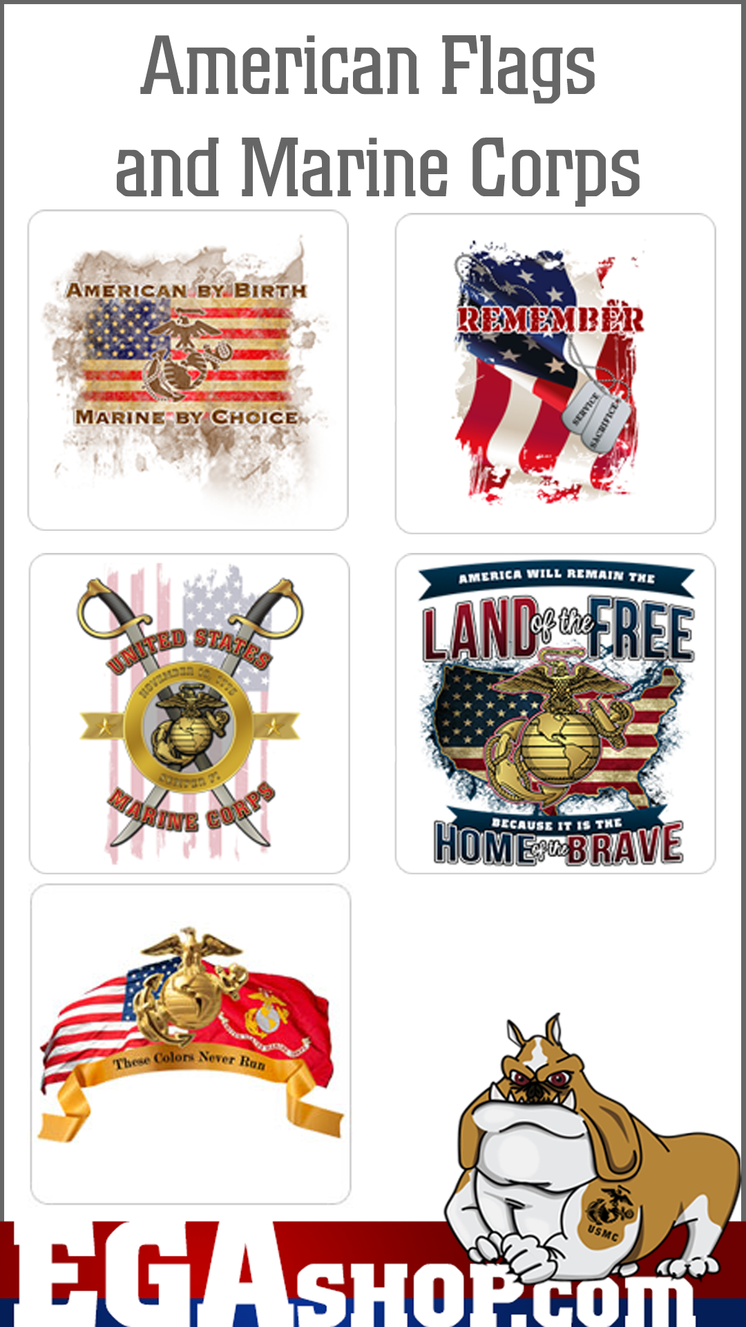 Flags &amp; Marine Corps