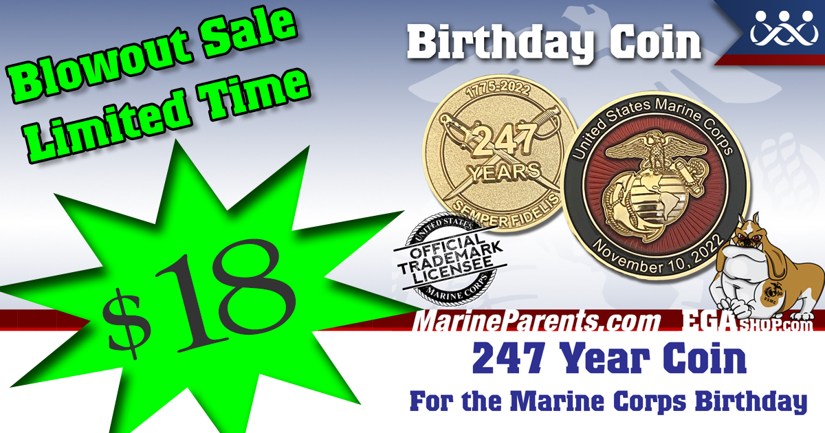 Marine Corps 2022 Birthday Coin
