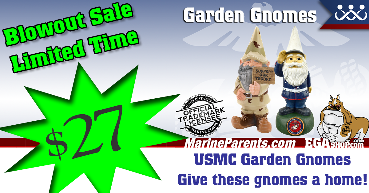 Marine Corps Garden Gnomes