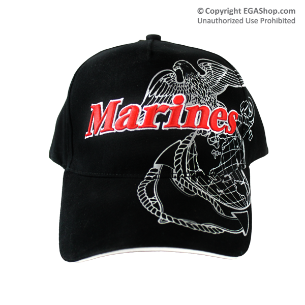 Cap: Deluxe Marines Globe & Anchor (Low Profile)