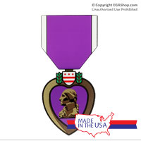 Decal, Purple Heart