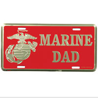 License Plate: EGA Marine Dad