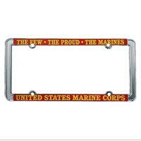 z License Plate Frame: The Few The Proud (Thin Rim)