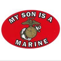 Magnet: My Son Is A Marine with EGA