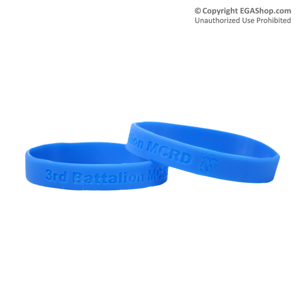 Wristband: 3rd Btn MCRD (Blue)