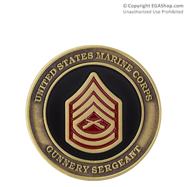 Coin, Rank: Gunnery Sergeant