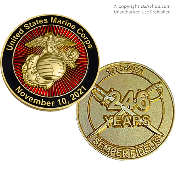 Coin, 2021 Marine Corps Birthday (Limited Edition)