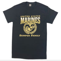  Standard T-Shirt: Semper Family (Black)