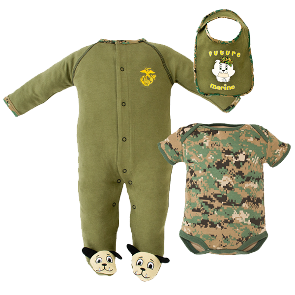 Baby Onesie Set 3 pc Future Marine Set