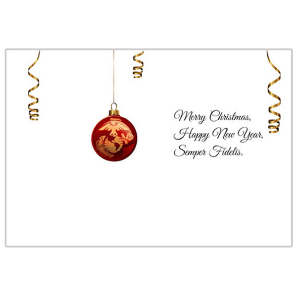 Christmas Cards: Red/Gold Variety EGA (Pkg of 12)