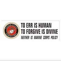 z Bumper Sticker, To Err is Human