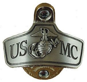 Bottle Opener: USMC (Mounted)