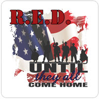R.E.D. with Flag