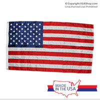 Flag, American: 3x5 Nylon, Embroidered (Made in USA!)