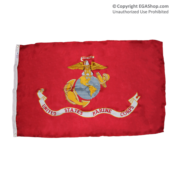 Flag, Marine Corps: 3x5 Nylon (Made in USA!)