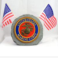 Garden Stone: Marine Corps Seal