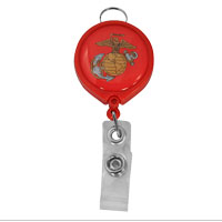 Badge Holder: Retractable Name Badge Holder with EGA
