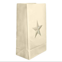 Luminary: Gold Star Luminary Bags (pkg of 10)