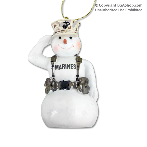 Ornament: Snowman, Marine