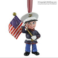 Ornament: Marine Kid
