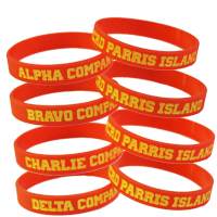 Wristband: 1st Btn Parris Island, Choose Alpha Bravo Charlie Delta