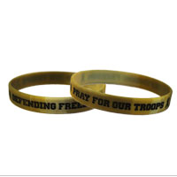 Wristband: Pray for our Troops (Defending Freedom)