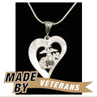 Necklace, Marine Heart Design