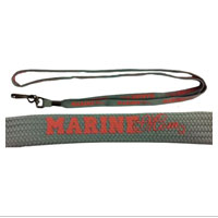 Lanyard: Marine Mom (pink on grey)