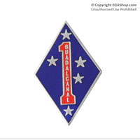 Lapel Pin, 1st Marine Division