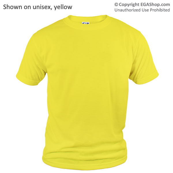 T-Shirt, Yellow, Unisex, XL