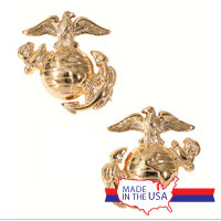 USMC Globe & Anchor Insignia, Gold