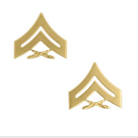 Chevron, Marine Corps: Corporal (satin gold)