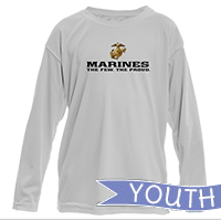 _Youth Solar Long Sleeve Shirt: The Few The Proud