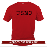 _T-Shirt (Unisex): USMC Grunge 