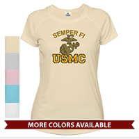_T-Shirt (Ladies, Solar): Semper Fi (EGA) USMC