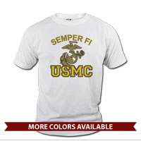_T-Shirt (Unisex): Semper Fi (EGA) USMC
