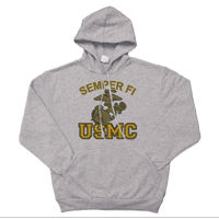 _Hoodie: Semper Fi (EGA) USMC