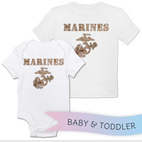 _T-Shirt/Onesie (Toddler/Baby): Marines Camo