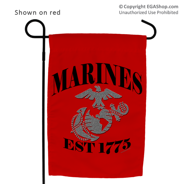 Garden Flag: Marines Est 1775