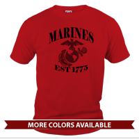 _T-Shirt (Unisex): Marines Est 1775
