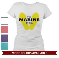 _T-Shirt (Ladies): Yellow Footprints (Short Sleeve)