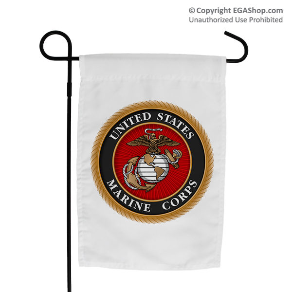 Garden Flag: Marine Corps Seal