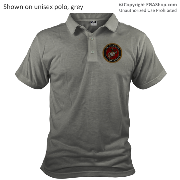 _Polo: Marine Corps Seal (Unisex)