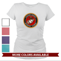 _T-Shirt (Ladies): Marine Corps Seal