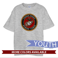 _T-Shirt (Youth): Marine Corps Seal